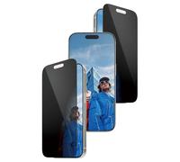 PanzerGlass Privacy - Protection d'écran pour téléphone portable - ajustement ultra-large avec FASTFIT IN-A-BOX - verre - avec filtre de