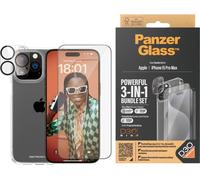 PanzerGlass - paquet 3 en 1 iPhone 15 Pro Max