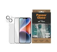 PanzerGlass - Pack de protection 3 en 1 - boîtier de protection coque de protection pour téléphone portable - polycarbonate, polyéthylène