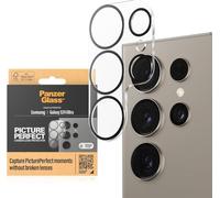 PanzerGlass™ PicturePerfect Protège-Objectif pour Samsung Galaxy S24 Ultra - Protection élégante et verre antichoc, préservant la qualité de vos photos