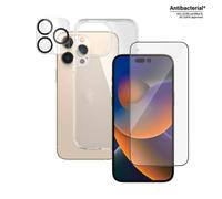 PanzerGlass pour iPhone 14 Pro Max, Bundle Clear Glass+Case