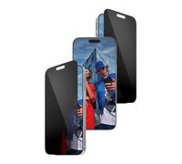 PanzerGlass Privacy iPhone 17 Pro Max - Protection écran verre trempé, PET, Silicone - Filtre confidentialité, Anti-rayures, Ultra-Wide Fit - 159.3x73.8x0.75mm