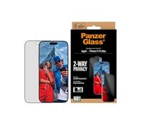PanzerGlass Privacy - Protection d'écran pour téléphone portable - ajustement ultra-large avec EasyAligner - verre - avec filtre de confidentialité