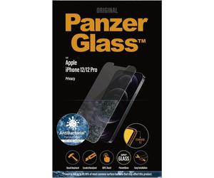 PanzerGlass Privacy Verre de protection décran avec anti-espion Apple iPhone 12, iPhone 12 Pro 1 pc(s) anti-traces de doigts, antibactérien P2708