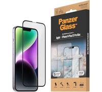 PanzerGlass™ Protecteur d'Écran Anti-Reflet pour iPhone 14| 13 Pro Max - Verre Trempé Ultra-Résistant, Adapté aux Coques, Avec Aide à l'Installation