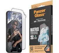 PanzerGlass™ Protecteur d'Écran Matrix Éco-Responsable pour iPhone 15 Pro Max - Protégez, Prolongez et Faites la Différence, avec Kit de Montage Facile