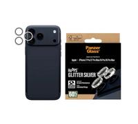 PanzerGlass PanzerGlass Protection Caméra Hoops Optic Rings iPhone 17 Pro / 17 Pro Max Argent Pailleté Transparent
