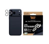 PanzerGlass PanzerGlass Protection Caméra Hoops Optic Rings iPhone 17 Pro / 17 Pro Max Argent Pailleté Transparent
