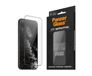 PanzerGlass Protection d'Écran en Céramique pour iPhone 15 Pro Max - Protection d'Écran 5 Fois Plus Forte, Verre Ohara avec Force Astronomique, Installation Facile