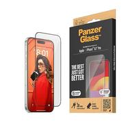 PanzerGlass PanzerGlass Protection d'écran Ultra-Wide Fit Anti-bactérienne avec applicateur pour iPhone 15 Pro Transparent