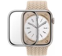 PanzerGlass - Protection d'écran pour montre intelligente - corps entier, avec D3O, 45 mm, transparent - verre - couleur de cadre noir - pour Apple Watch Series 9 (GPS) G