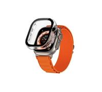 PanzerGlass - Protection d'écran pour montre intelligente - corps entier, avec D3O, 49 mm - verre - couleur de cadre noir