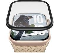 PanzerGlass - Protection d'écran pour montre intelligente - métallique - verre - couleur de cadre noir - pour Apple Watch (46 mm) G