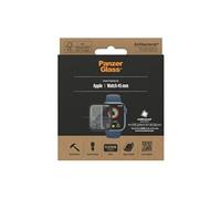 PanzerGlass - Protection d'écran pour montre intelligente - verre - couleur de cadre noir - pour Apple Watch Hermès Series 9, Series 10, Series 8, Series 9, Ultra, Ultra 2 G