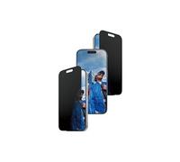 PanzerGlass - Protection d'écran pour téléphone portable - ajustement ultra-large avec FASTFIT IN-A-BOX - verre - avec filtre de confidentialité - à