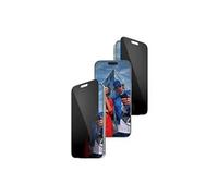 PanzerGlass - Protection d'écran pour téléphone portable - ajustement ultra-large avec FASTFIT IN-A-BOX - verre - avec filtre de confidentialité - à