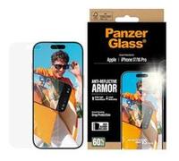 PanzerGlass - Protection d'écran pour téléphone portable - anti-reflective armor, with EasyAligner - verre - pour Apple iPhone 16 Pro, 17 G