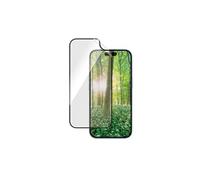 PanzerGlass - Protection d'écran pour téléphone portable - coupe ultra-large - film - couleur de cadre noir - pour Apple iPhone 15, 16