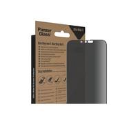PanzerGlass - Protection d'écran pour téléphone portable - coupe ultra-large - verre - avec filtre de confidentialité - couleur de cadre noir - pour