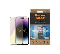 PanzerGlass - Protection d'écran pour téléphone portable - coupe ultra-large - verre - couleur de cadre noir - pour Apple iPhone 14 Pro Max