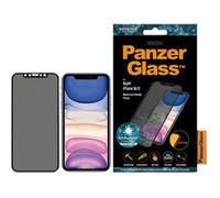 PanzerGlass - Protection d'écran pour téléphone portable - verre - avec filtre de confidentialité - noir - pour Apple iPhone 11, XR Noir G