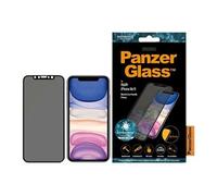 PanzerGlass - Protection d'écran pour téléphone portable - verre - avec filtre de confidentialité - noir - pour Apple iPhone 11, XR