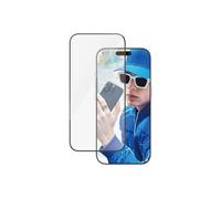 PanzerGlass - Protection d'écran pour téléphone portable - coupe ultra-large - verre - couleur de cadre noir - pour Apple iPhone 16 Pro