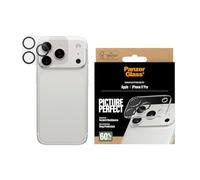 PanzerGlass Protection d'objectif d'appareil photo pour iPhone 17 Pro Max/17 Pro - Image parfaite - Ultra haute clarté - Couverture complète avec plaque de protection, anti-rayures et anti-traces de