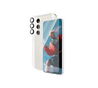 PanzerGlass Protection écran Samsung Galaxy S24 Transparent, Verre Trempé, Ultra-Wide Fit, EasyAligner, Résistant Chocs/Rayures, 0.35mm, 1 pièce