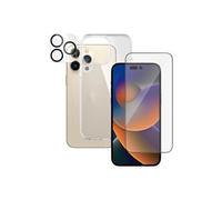 PanzerGlass - Protection Pack - coque de protection pour téléphone portable - polyuréthane thermoplastique (TPU) 100 % recyclé, polycarbonate,