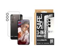 PanzerGlass SAFE. by Pack 3-en-1 pour Samsung Galaxy S24 Plus - Protection Ultime Contre les Chutes, Chocs et Rayures