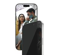 PanzerGlass Verre trempé iPhone 17 Ultra Wide Fit EasyAligner Anti-espion Noir transparent