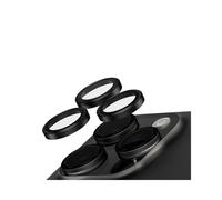 PanzerGlass SAFE. by ® Protecteur d'objectif caméra Noir pour iPhone 16 Pro/Pro Max, Verre trempé, 44.66x42.46mm, Résistant chocs/rayures