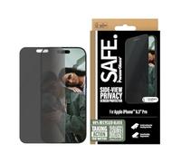 PanzerGlass SAFE. by ® Privacy Screen Protector iPhone 16 Pro | Ultra-Wide Fit Protection d'écran transparent Apple 1 pièce(s)
