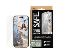 PanzerGlass SAFE iPhone 16 Plus Protection d'écran en verre trempé - Respect de la coque
