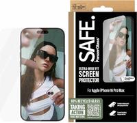 PanzerGlass SAFE iPhone 16 Pro Max Protection d'écran en verre trempé - Respect de la coque