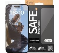 PanzerGlass SAFE Protection d'écran en verre trempé pour iPhone 15 Pro Max - Respect de la coque