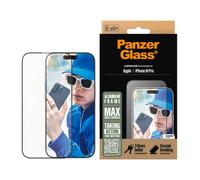 Panzerglass Screen Protector Aluminum Frame Ultra-Wide Fit with Aluminum Frame for Iphone 16 Pro