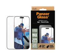 Panzerglass Screen Protector Aluminum Frame Ultra-Wide Fit with Aluminum Frame for Iphone 16 Pro Max
