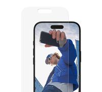 PanzerGlass – Protection d'écran Classic Fit iPhone 16 Pro, 17 – Verre trempé EasyAligner