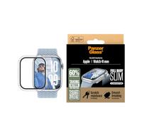 PanzerGlass SNAPPIE Protection d'écran intégrale pour Apple Watch Series 10 41 mm 2024 | Couverture complète de l'écran et du cadre, protection contre les chutes, les chocs et les rayures,