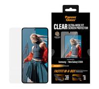 PanzerGlass Protection d'écran Ultra Wide Fit FastFit in-a-box pour Samsung Galaxy S26 Transparent