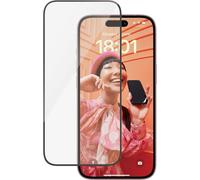 PanzerGlass Ultra-Wide Fit iPhone 15 Protection d'écran en verre trempé - Respect de la coque - Noir