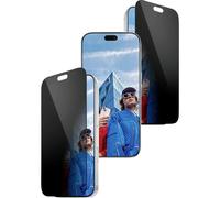 PanzerGlass - Protection d'écran pour téléphone portable - ajustement ultra-large avec EasyAligner - verre - avec filtre de confidentialité - à