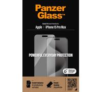 PanzerGlass™ Verre de protection d'écran Classic Fit pour Apple iPhone 15 Pro Max