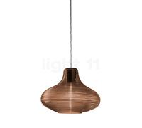 Panzeri Emma Suspension cache-piton noir/verre tobacco