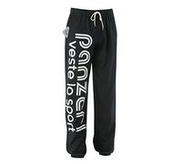 panzeri Pantalon Jogging épais Park O - Noir/Blanc - Taille L