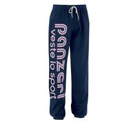 panzeri Pantalon Jogging UNI H Marine/Rose (FR/ES, Tour de Taille, S, Taille Normale, Taille Normale, Marine/Rose)