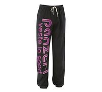 panzeri Pantalon Jogging Uni H - Noir/Fuchsia nacré