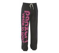 panzeri Pantalon Jogging Uni H - Noir/Rose Fluo